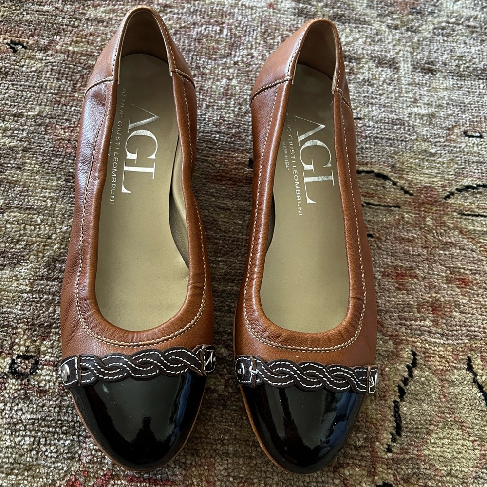 AGL wedge ballet shoe, 39